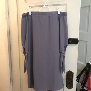 Bar III Purple Cold Shoulder Dress Size Small